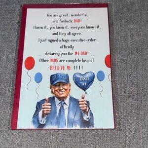 Trump Funny Father’s Day Dad Greeting Card